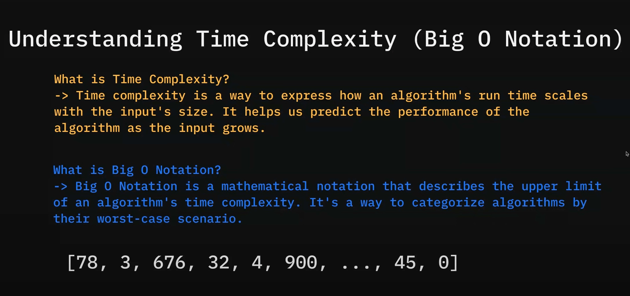 Understanding Time Complexity - Big O Notation - Part 1 | Data Structures and Algorithms